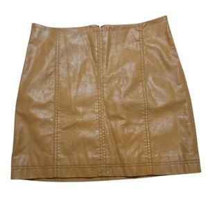 Free People - Tan Mini Skirt - 6